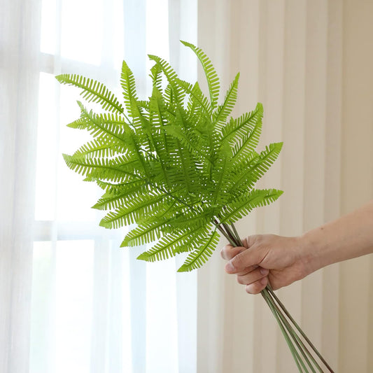 10pcs Boston Fern Leaves