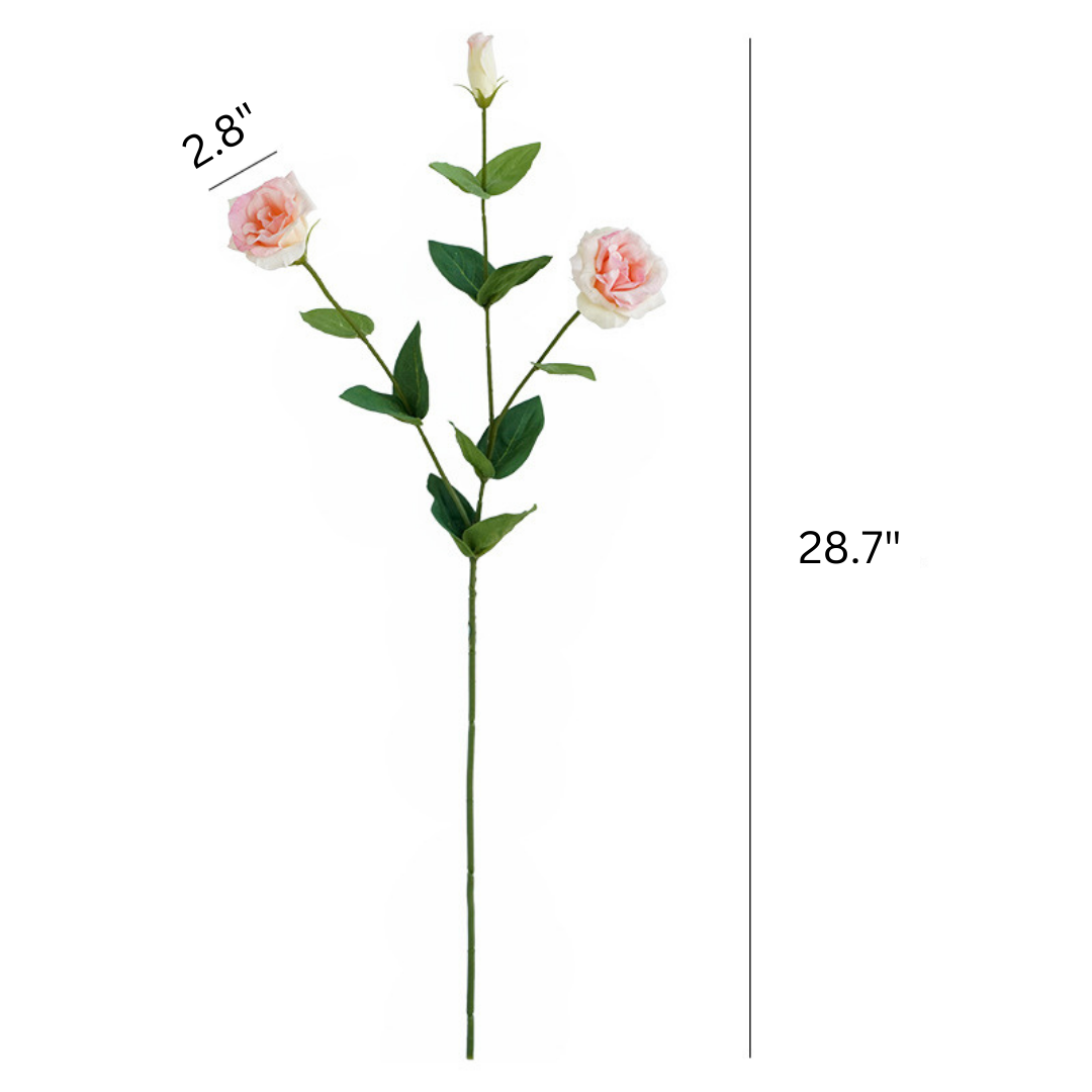 Real Touch Lisianthus Rose (3 Bloom)