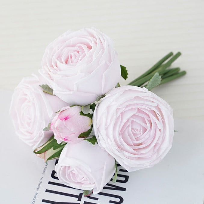 Real Touch Moisty Wedding Rose Bouquet