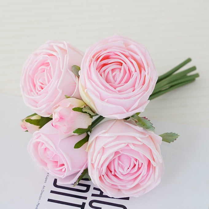 Real Touch Moisty Wedding Rose Bouquet