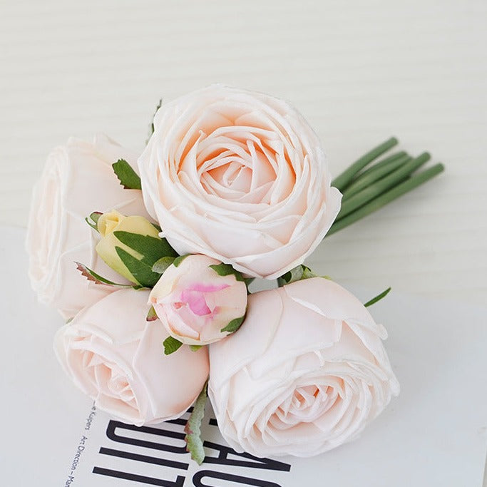 Real Touch Moisty Wedding Rose Bouquet